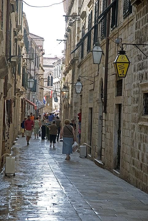 Vicoli a Dubrovnik